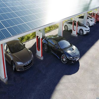 Harga yang bagus Anodized Aluminum On Off Grid PV residential solar carport kit on line