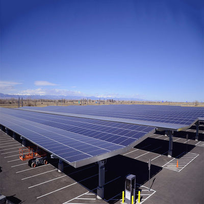 Harga yang bagus Waterproof Anodized Galvanized Open Ground Solar Carport Structures on line
