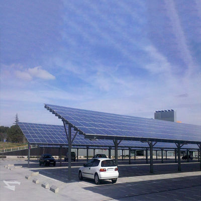 Harga yang bagus Anodized Aluminum Open Ground Carport Solar Systems on line