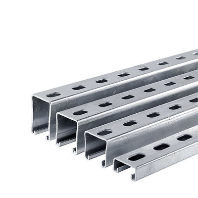 Harga yang bagus Custom-made Cold Bending Galvanized C Section , Solar Energy Systems Steel Extrusion Profiles on line