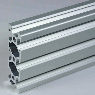 Harga yang bagus Anodized Aluminum Extrusion Rail For Photovoltaic Module Mounting Systems on line