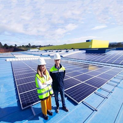 Harga yang bagus Thickness 0.5mm-15mm PV Brackets Structure  Ballasted Flat Solar Panel Roof Mounting Systems on line