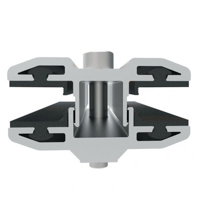 Harga yang bagus Aluminum Alloy Solar Panel Clamps Extrusion Profile Frame Bracket Double Glass Module Solar System Components on line
