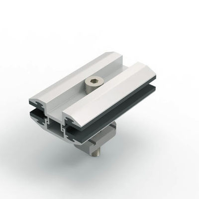 Harga yang bagus Open Ground Solar Panel Earthing Clamps Home Rail Components For PV Support Structures on line