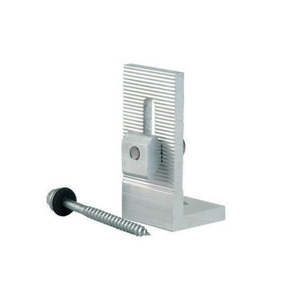 Harga yang bagus Silver Aluminum Mid End Clamps Solar System Components for Solar Structure Systems on line