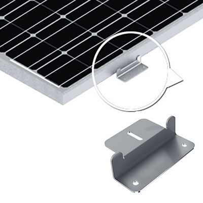 Harga yang bagus Wind Resistance Solar Panel Module Mounting Accessories Flexible Solar Power Rail Mounting Bracket on line