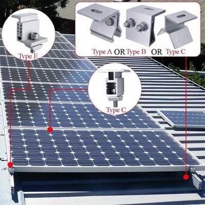 Harga yang bagus Great Quality Solar Mounting Accessories Module Bracket Components For Frameless PV module on line