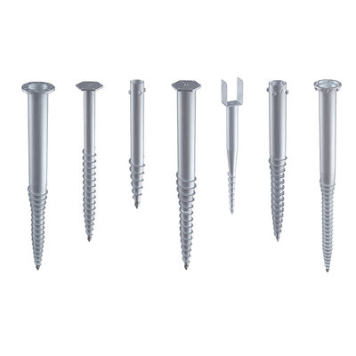 Harga yang bagus Stainless Steel Solar Screw Piles, Potovoltaic Mounting Foundation Ground Galvanized Earth Screw Anchors on line