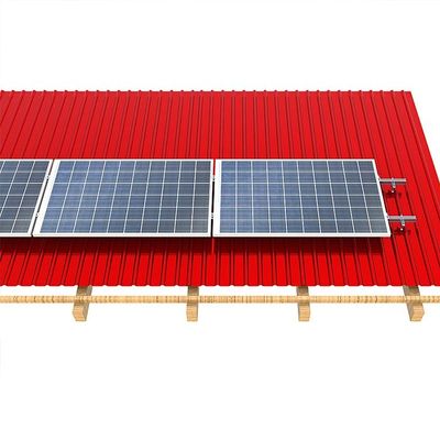 Harga yang bagus 0° To 15° Typical Easy and quick Installation Rustproof Reusable Flat Solar Mounting Brackets For PV Plant Systems on line