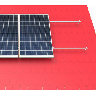 Harga yang bagus Anodized Aluminum & Galvanized & Stainless Tile Solar Panel Roof Mounting Systems on line