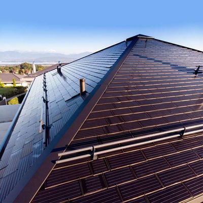 Harga yang bagus Portrait / Landscape Galvanized Photovoltaic Mounting Brackets For Residential Industrial Solar Panel Rooftop Systems on line
