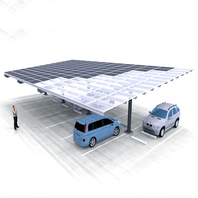 Harga yang bagus Vertical & horizental Frameless Panel Open Ground PV Mounting Systems For Carport on line