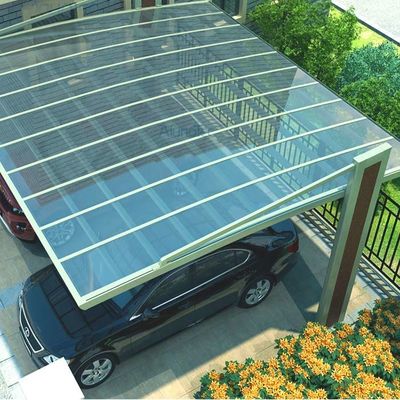 Harga yang bagus Width 2.5~3m Thickness 15mm Single Multi Solar Photovoltaic Carport on line