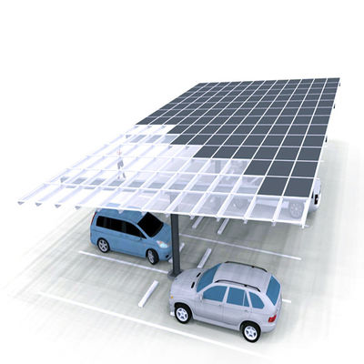 Harga yang bagus On/off Grid Anodized Aluminum 2.5 M Lowest height PV Residential solar Carport Structures on line