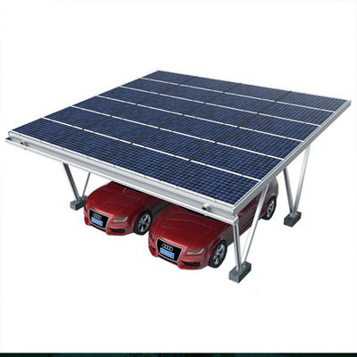 Harga yang bagus Outdoor High Stability Galvanized Waterproof Photovoltaic Panel Solar Mounting System Car Parking Shed on line