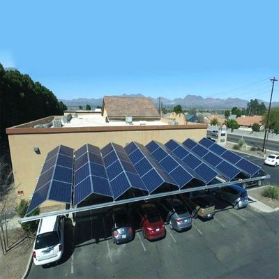 Harga yang bagus Up To130mph Solar Carport 60kw for Car Port Parking Ground Mounting System​ on line
