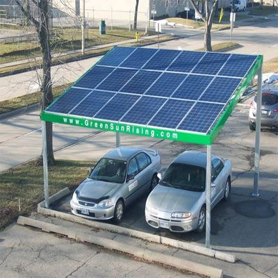 Harga yang bagus Width 2.5~3m Residential Module Mounting Brackets Structure Carport Solar Power Parking Lot on line