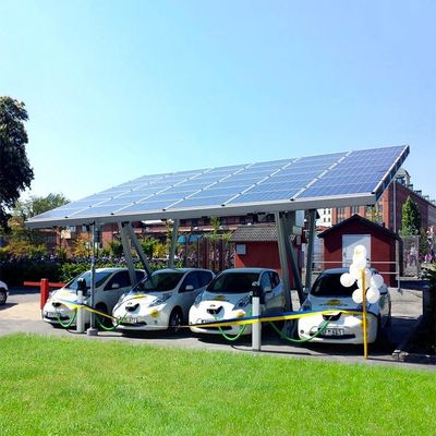 Harga yang bagus Residential On Off Grid Solar Power Parking Lot Mounting Brackets PV Carport on line
