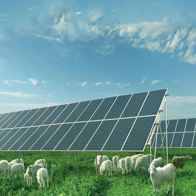 Harga yang bagus Galvanized Base Metal Solar Panel Ground Mounting Systems Structure on line