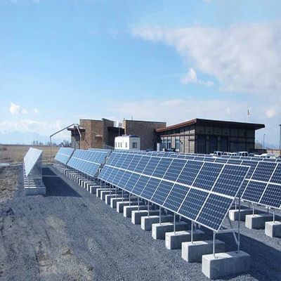 Harga yang bagus Customized Tilt Angel Solar Panel Ground Mounting Grid Tied Solar System on line