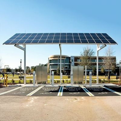 Harga yang bagus Flexible 5deg-15deg 2.5~3m Width Single Multi Carport Solar Systems on line