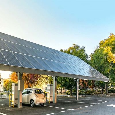 Harga yang bagus 10KW 30KW Landscape Carport Solar Systems 42m/s Max Wind Speed on line