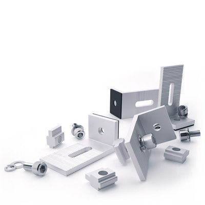 Harga yang bagus Anodizing Frameless Adjustable Solar Mounting Clamps For PV Mounting Brackets on line