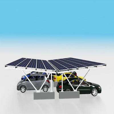 Harga yang bagus 2.5m Height Anti Corrosion Residential Solar Car Parking Shed on line