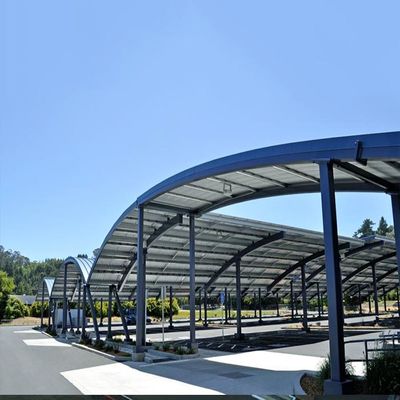 Harga yang bagus 0-60 Degree Hot Galvanized Steel PV Solar Carport Mounting System on line
