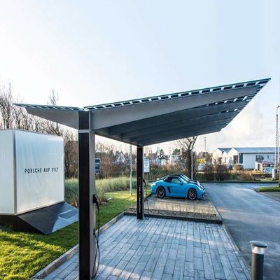Harga yang bagus 60 Degree Residential Module Solar Energy Carport Support Brackets on line