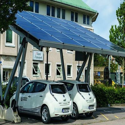 Harga yang bagus 5deg 10deg 15deg Anodized Aluminum Carport Solar Systems For Landscape on line