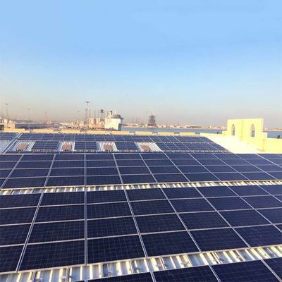 Harga yang bagus 60deg Roof 0.5mm Solar PV Mounting Systems Wind Load 130mph on line