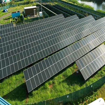 Harga yang bagus 50deg Q235B Q345B Solar Panel Ground Mounting Systems on line