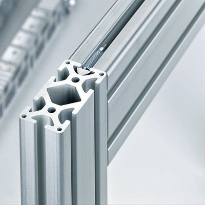 Harga yang bagus 2560mm 3405mm 4200mm Anodized Aluminum Slotted Rail on line