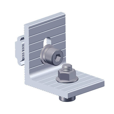 Harga yang bagus Galvanized Q235B Steel PV Module L Connector on line