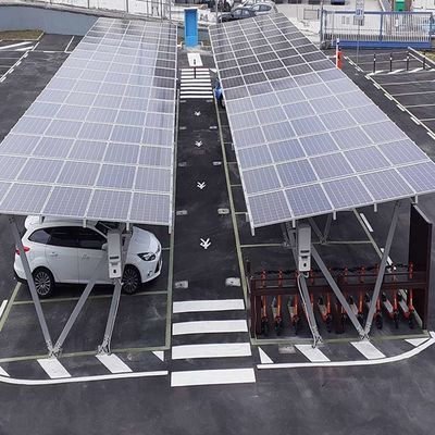 Harga yang bagus Lightweight Anticorrosive Steel Frame Carport Solar Systems on line