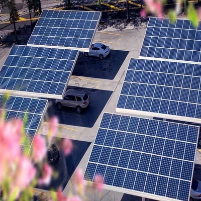 Harga yang bagus multifunctional Waterproof Residential Solar carport structures solar bracket PV solar mouting system on line