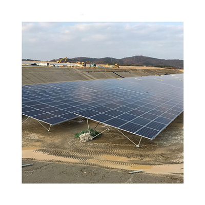 Harga yang bagus Galvanised Q235B Q345B solar mounting Bracket 0 - 60 degree installation solar bracket solar system on line
