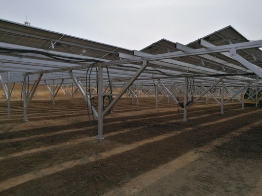 Harga yang bagus 10 - 60deg Installation Aluminum 6005-T5 Ground mounted PV systems solar bracket on line