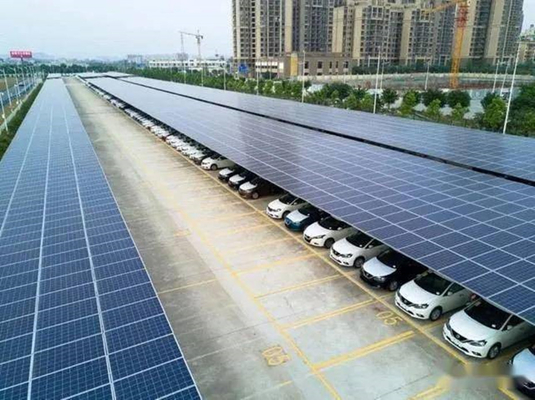 Harga yang bagus Original Carbon Steel Waterproof Solar Carport Mounting System on line