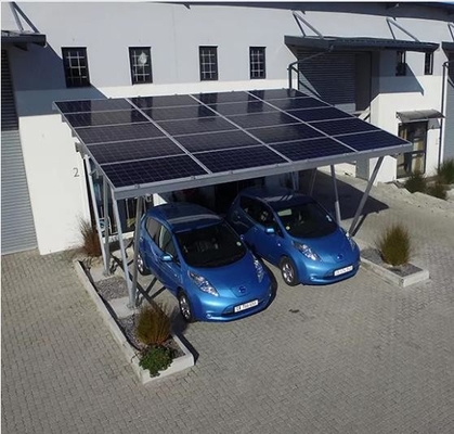 Harga yang bagus Parking Lot Solar Panel Mounting Bracket Aluminum Waterproof carport solar bracket on line